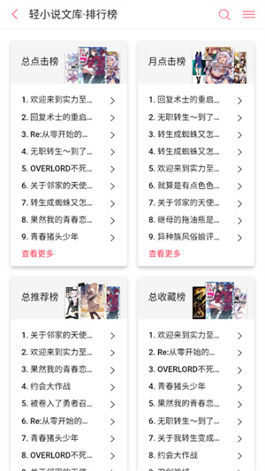 哔哩轻小说免费版app v2.0.3 安卓版图5